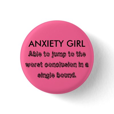 ANXIETY GIRL BUTTONS by babslights