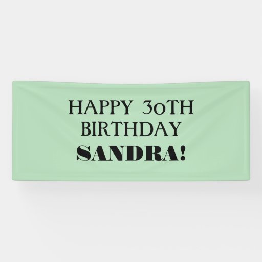 and black happy birthday banner