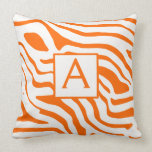 Any Color and Off-White Zebra Design Pillow pillows