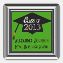 Any Color Class Of 2013 Graduation Sticker Seals