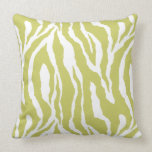 Any Color with White Zebra Design Pillow pillows
