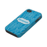 Any Color Woodgrain Pattern Personalized iPhone Iphone 4 Tough Cover