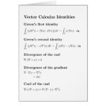 Any occasion card: Vector calculus identities