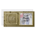 Any Occasion Classy Gold Swirl Photo Card, Family photo cards by cutencomfy Any Occasion Classy Gold Swirl Photo Card, Family photo cards