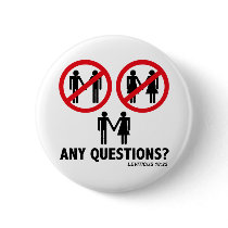 Any Questions? Leviticus 18:22 Pinback Buttons
