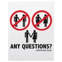 Any Questions? Leviticus 18:22 letterhead