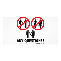 Any Questions? Leviticus 18:22 photo cards