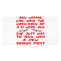 Any Woman Can Have Hard-Body Of A 21 Year Old Custom Photo Card