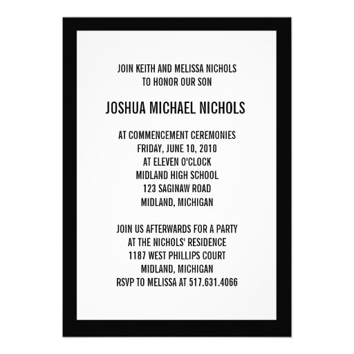 Any Year Custom Photo Graduation Announcements