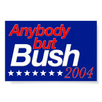 Anybody But Bush 2004 posters