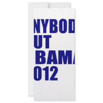 Anybody But Obama 2012 Custom Rack Card