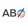 Anybody But Obama Rectangular Stickers