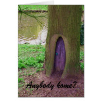 Anybody home? card