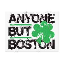 Anyone But Boston! postcards