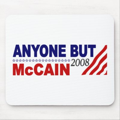 Anyone But Mccain Mouse Mats by worldsfair