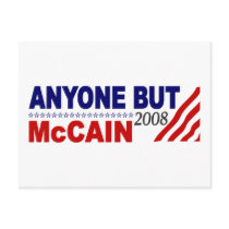 Anyone But Mccain postcards