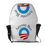 Anyone But Obama w/Logo Courier Bags