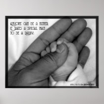 Anyone Can Be A Father Print