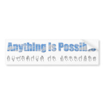 Anything Bumper Sticker bumper stickers