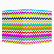 Anything But Gray Chevron Binder