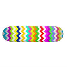 Anything But Gray Chevron Skate Deck