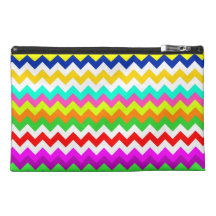 Anything But Gray Zig Zag Chevron Travel Accessories Bags