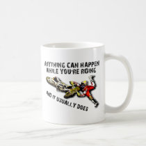 Anything Can Happen Dirt Bike Motocross Funny Mug mugs