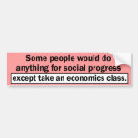 Anything For Social Progress Bumper Stickers