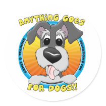 Anything Goes for Dogs Stickers by kymberlee13 Anything Goes for Dogs Stickers