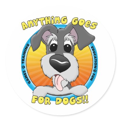 Anything Goes for Dogs Stickers by kymberlee13