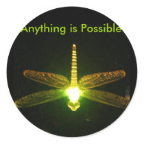 Anything is Possible Round Sticker