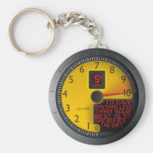 Anything Less Than Your Best Key Chain