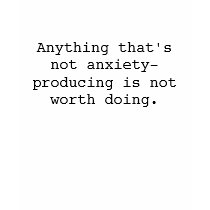 Anything that's not anxiety-producing... t-shirts