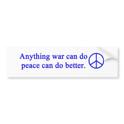 anything_war_can_do_blue bumper stickers by jimhartley