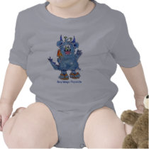 Anythings Popsicle Funny Monster Baby T Shirt