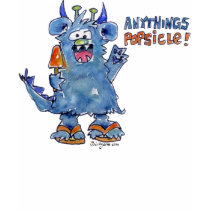 Anythings Popsicle Funny Monster T Shirt