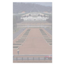 Anzac Parade and Parliament House, Canberra, Austr Stationery Design