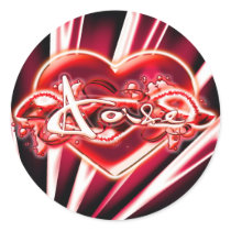 Aoife Round Stickers