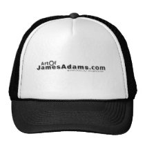 artsprojekt, artofjamesadams.com, business, logotype, trademark, Trucker Hat with custom graphic design