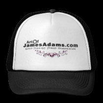 AOJA logo w/ skulls hats