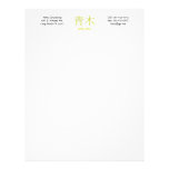 Aoki Monogram Personalized Letterhead