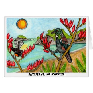 Aotearoa in Summer card