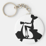 AP028 Girl Scooter Key Chains