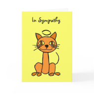 AP- Cat Sympathy Card card