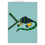 AP- Funky Crocodile Art Greeting Cards