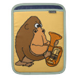 AP- Gorilla Playing the Tuba ipad Sleeve