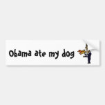 AP- Obama Ate My Dog Bumper Stickers