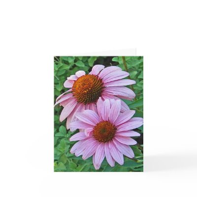 AP- Pink Floral Art Notecards by naturesmiles