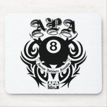 APA 8 Ball Gothic Design Mousepad