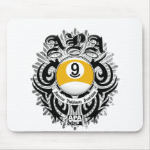 APA 9 Ball Gothic Design Mouse Pad